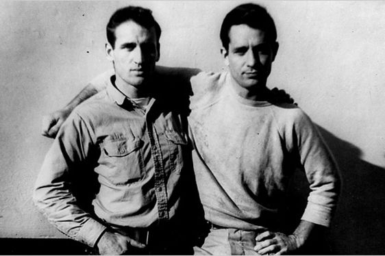Jack Kerouac with Neal Cassady